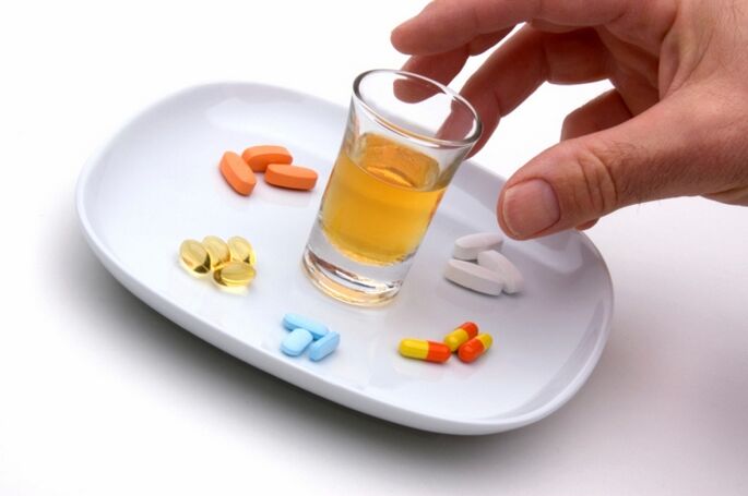 Assunzione di alcol e antibiotici