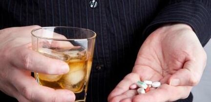 Alcool come motivo della digestione sbagliata